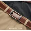 image:imageCHAOREN Click Belts for Men  Mens Ratchet Belt 1 38 for Dress Pants  Perfect Companion to Mens OxfordsCognac