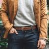 image:imageCHAOREN Full Grain Leather Belts for Men  Brown Belt for Jeans  Timeless Elegance for Casual Dress