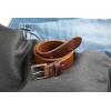 image:imageCHAOREN Full Grain Leather Belts for Men  Brown Belt for Jeans  Timeless Elegance for Casual Dress