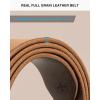 image:imageCHAOREN Full Grain Leather Belts for Men  Brown Belt for Jeans  Timeless Elegance for Casual Dress