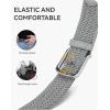 image:imageCHAOREN Mens Belt  Braided Stretch Golf Belt for Men 1 38 Gift for Golf Pants Casual Shorts JeansLight Grey