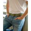 image:imageCHAOREN Mens Belt  Braided Stretch Golf Belt for Men 1 38 Gift for Golf Pants Casual Shorts JeansOlive Green