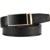 image:imageCHAOREN Mens Belt  Mens Ratchet Belt Leather 1 38 for Dress Pant  Micro Adjustable Belt Fit EverywhereBasic Gold Black