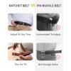 image:imageCHAOREN Mens Belt  Mens Ratchet Belt Leather 1 38 for Dress Pant  Micro Adjustable Belt Fit EverywhereBasic Gold Black