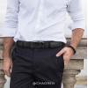 image:imageCHAOREN Mens Belt  Mens Ratchet Belt Leather 1 38 for Dress Pant  Micro Adjustable Belt Fit EverywhereBlack