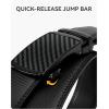 image:imageCHAOREN Mens Belt  Mens Ratchet Belt Leather 1 38 for Dress Pant  Micro Adjustable Belt Fit EverywhereCarbon Fiber  Black Classic