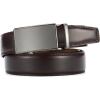 image:imageCHAOREN Mens Belt  Mens Ratchet Belt Leather 1 38 for Dress Pant  Micro Adjustable Belt Fit EverywhereCharcoal Burgundy