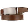 image:imageCHAOREN Mens Belt  Mens Ratchet Belt Leather 1 38 for Dress Pant  Micro Adjustable Belt Fit EverywhereClassic Slash Cognac