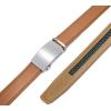 image:imageCHAOREN Mens Belt  Mens Ratchet Belt Leather 1 38 for Dress Pant  Micro Adjustable Belt Fit EverywhereLight Brown