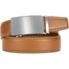 image:imageCHAOREN Mens Belt  Mens Ratchet Belt Leather 1 38 for Dress Pant  Micro Adjustable Belt Fit EverywhereLight Brown