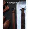 image:imageCHAOREN Mens Belt Leather  1 38 Dress Belts for Men  Considerate Gift for Work Business Casual JeansCognac