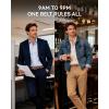 image:imageCHAOREN Mens Belt Leather  1 38 Dress Belts for Men  Considerate Gift for Work Business Casual JeansDark Brown