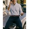 image:imageCHAOREN Mens Belt Leather  1 38 Dress Belts for Men  Considerate Gift for Work Business Casual JeansDark Brown