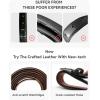 image:imageCHAOREN Mens Belt Leather  1 38 Dress Belts for Men  Considerate Gift for Work Business Casual JeansSilver  Tan