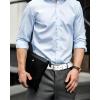 image:imageCHAOREN Mens Belt Leather  1 38 Dress Belts for Men  Considerate Gift for Work Business Casual JeansWhite