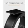 image:imageCHAOREN Mens Belt Leather Ratchet Belt  Customizable Fit Effortless Style 35mmBasic Anodized  Black