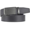 image:imageCHAOREN Mens Belt Leather Ratchet Belt  Customizable Fit Effortless Style 35mmCarbon Fiber  Grey