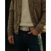 image:imageCHAOREN Mens Belt Leather Ratchet Belt  Customizable Fit Effortless Style 35mmCharcoal Depiction  Full Grain Brown