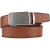 image:imageCHAOREN Mens Belt Leather Ratchet Belt  Customizable Fit Effortless Style 35mmCharcoal Depiction Silver  Tan