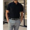 image:imageCHAOREN Mens Belt Leather Ratchet Belt  Customizable Fit Effortless Style 35mmCurved Carbon Fiber  Black