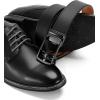 image:imageCHAOREN Mens Belt Leather Ratchet Belt  Customizable Fit Effortless Style 35mmHollow Gun  Black