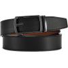 image:imageCHAOREN Mens Belt Leather Ratchet Belt  Customizable Fit Effortless Style 35mmHollow Gun  Black