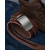 image:imageCHAOREN Mens Belt Leather Ratchet Belt  Customizable Fit Effortless Style 35mmImperial  Full Grain Brown