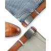 image:imageCHAOREN Mens Belt Leather Ratchet Belt  Customizable Fit Effortless Style 35mmImperial Brushed  Tan
