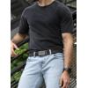 image:imageCHAOREN Mens Belt Leather Ratchet Belt  Customizable Fit Effortless Style 35mmImperial Oxygen  Black