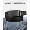 image:imageCHAOREN Mens Belt Leather Ratchet Belt  Customizable Fit Effortless Style 35mmImperial Oxygen  Black