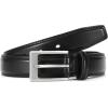 image:imageCHAOREN Mens Belts Leather Gift for Men  Ideal Match for Mens Dress ShoesBasic Black