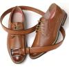 image:imageCHAOREN Mens Belts Leather Gift for Men  Ideal Match for Mens Dress ShoesTan