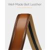 image:imageCHAOREN Mens Dress Belt  Ratchet Belt Leather 1 14 Comfort Click  Perfect Companion to Mens Dress ShoesBrown