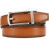 image:imageCHAOREN Mens Dress Belt  Ratchet Belt Leather 1 14 Comfort Click  Perfect Companion to Mens Dress ShoesBrown