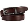 image:imageCHAOREN Mens Dress Belt  Ratchet Belt Leather 1 14 Comfort Click  Perfect Companion to Mens Dress ShoesDark Brown