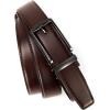 image:imageCHAOREN Mens Dress Belt  Ratchet Belt Leather 1 14 Comfort Click  Perfect Companion to Mens Dress ShoesDark Brown