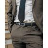 image:imageCHAOREN Mens Dress Belt  Ratchet Belt Leather 1 14 Comfort Click  Perfect Companion to Mens Dress ShoesSilver  Navy Blue