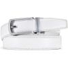 image:imageCHAOREN Mens Dress Belt  Ratchet Belt Leather 1 14 Comfort Click  Perfect Companion to Mens Dress ShoesWhite