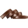 image:imageCHAOREN Ratchet Belt Replacement Strap 1 38 Leather Belt Strap for 40MM Slide Click BuckleCognac