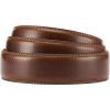 image:imageCHAOREN Ratchet Belt Replacement Strap 1 38 Leather Belt Strap for 40MM Slide Click BuckleCognac