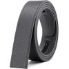 image:imageCHAOREN Ratchet Belt Replacement Strap 1 38 Leather Belt Strap for 40MM Slide Click BuckleGrey