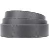 image:imageCHAOREN Ratchet Belt Replacement Strap 1 38 Leather Belt Strap for 40MM Slide Click BuckleGrey