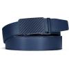 image:imageCHAOREN Ratchet Belt Replacement Strap 1 38 Leather Belt Strap for 40MM Slide Click BuckleNavy