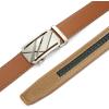image:imageCHAOREN Ratchet Belts  Leather Belt Men for Jeans Casual Dress 1 38  Micro Adjustable Belt Fit Everywhere
