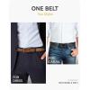 image:imageCHAOREN Reversible Mens Belt 1 Piece  Leather Belt Men for Dress Pants  Single Belt 2 ColorsBlackTan