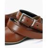 image:imageCHAOREN Reversible Mens Belt 1 Piece  Leather Belt Men for Dress Pants  Single Belt 2 ColorsBright SliverblackBrown