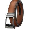 image:imageCHAOREN Click Belts for Men  Mens Ratchet Belt 1 38 for Dress Pants  Perfect Companion to Mens OxfordsUmber