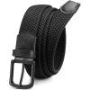 image:imageCHAOREN Mens Belt  Braided Stretch Golf Belt for Men 1 38 Gift for Golf Pants Casual Shorts JeansBasic Black