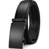 image:imageCHAOREN Mens Belt  Mens Ratchet Belt Leather 1 38 for Dress Pant  Micro Adjustable Belt Fit EverywhereBlack