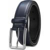 image:imageCHAOREN Mens Belt Leather  1 38 Dress Belts for Men  Considerate Gift for Work Business Casual JeansBlue